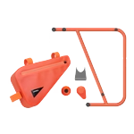 "Smart Goes Wild" Upgrade Kit - Orange - L/XL