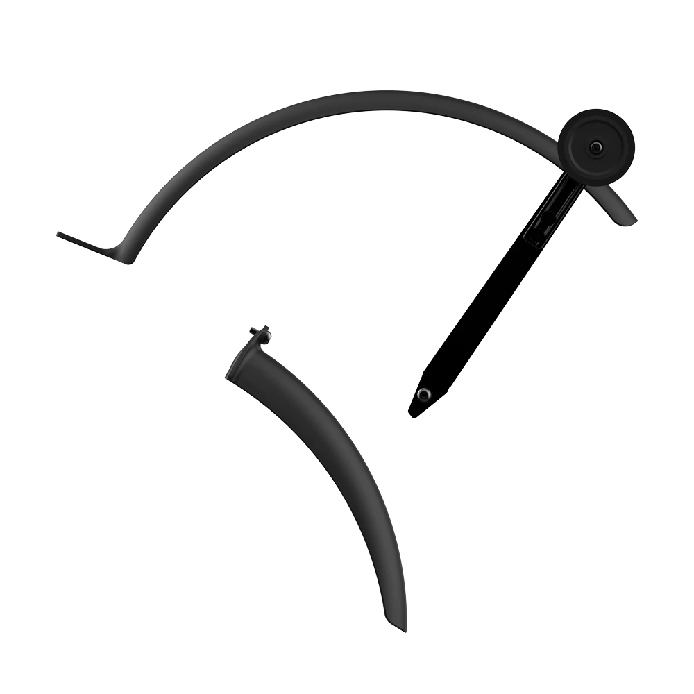 Carbon Fiber Mudguard Kit with Roller Wheel